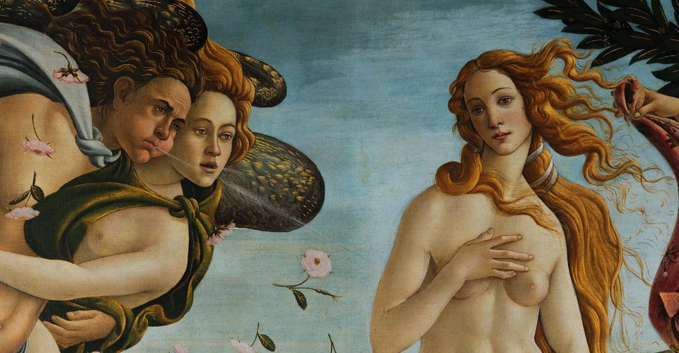 Botticelli Painting in Uffizi
